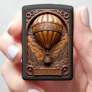 Skyward Journey Framed Arch Balloon Zippo Lighter