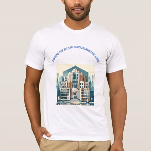 Skyward Style Mens T_Shirt Featuring Towering D