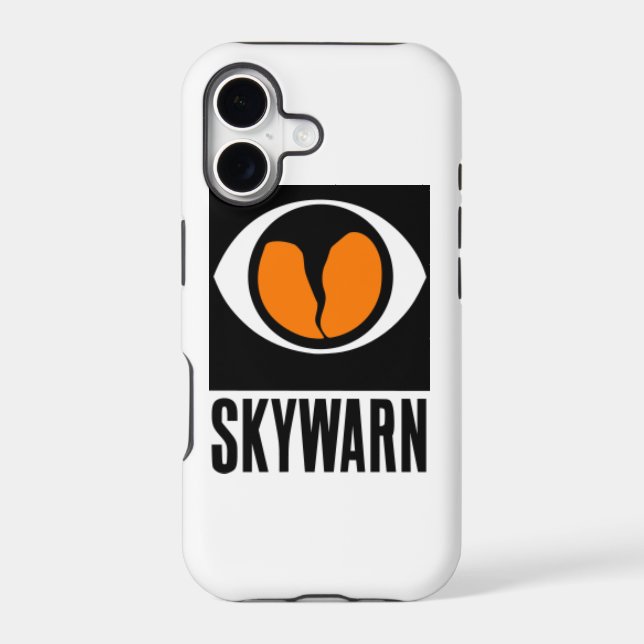 Skywarn iPhone case (Back)