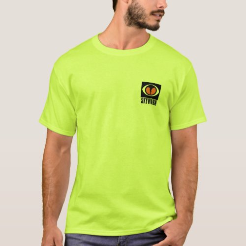 SKYWARN SAFETY GREEN TShirt Logo and Storm Spotter