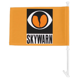 SKYWARN Spotter Magnet Car Flag