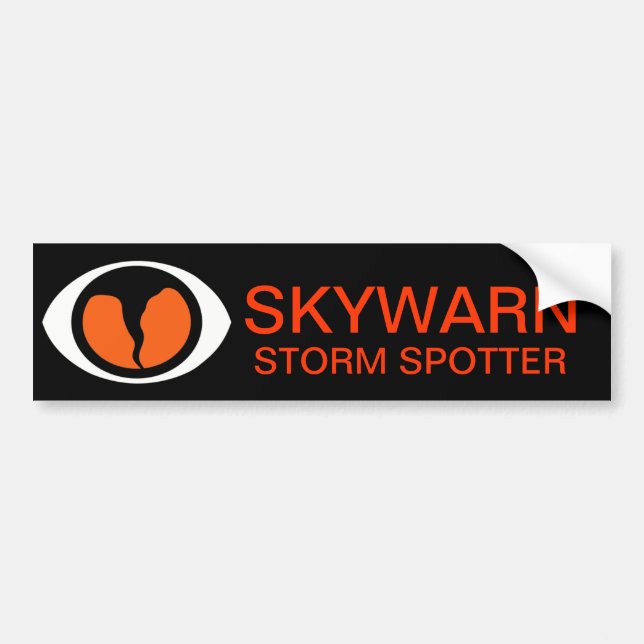 SKYWARN Storm Spotter Bumper Sticker (Front)