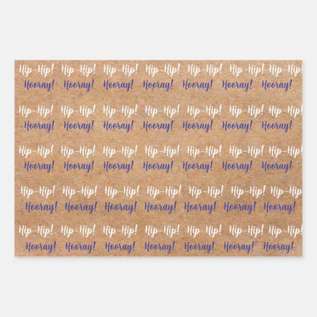 SKZ Hip Hip Hooray Gift Wrap (Front)