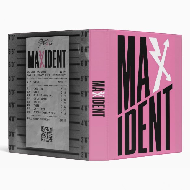 SKZ Maxident Photocard Binder (Background)