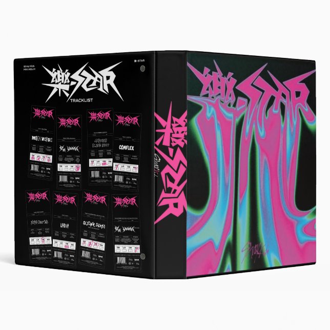 SKZ Rockstar Photocard Binder (Background)