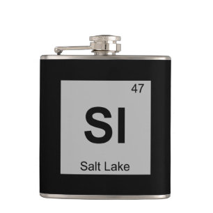 Sl - Salt Lake City Utah Chemistry Periodic Table Flask