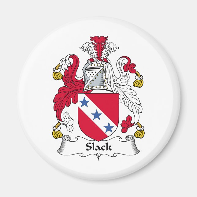 Slack Family Crest Magnet (Front)