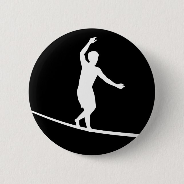 Slackline Pinback Button (Front)