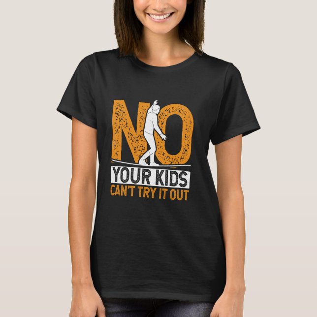 Slackline Zipline - Slackliner - Slacklining T-Shirt (Front)