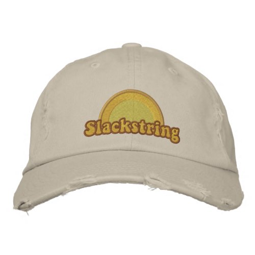 Slackstring Distressed Ball Cap
