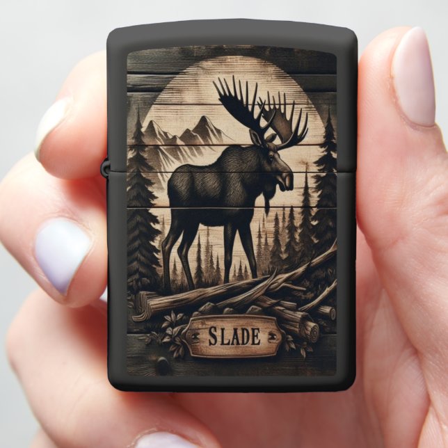 SLADE: Wilderness Majesty Zippo Lighter (In Hand)