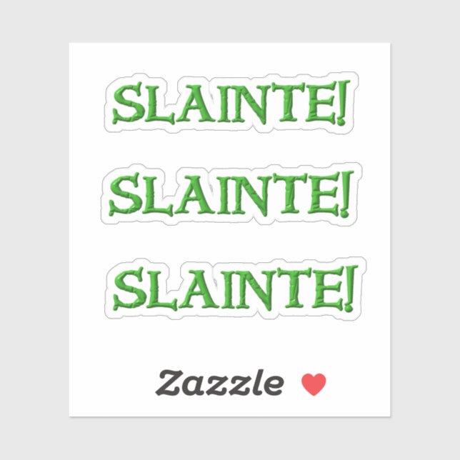 Slainte 3 contour stickers (Sheet)