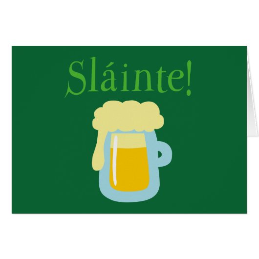 Sláinte Beer Cards (Front Horizontal)