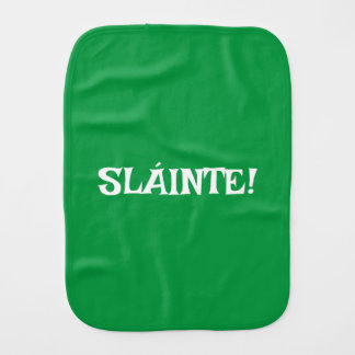 SLÁINTE burp cloth