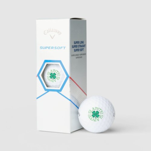 Slainte Callaway Supersoft golf balls 3 pk