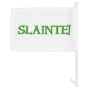 Slainte! car and boat flag