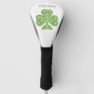 Slainte Celtic Shamrock Green St. Patrick's Day Golf Head Cover