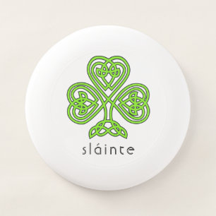 Slainte Celtic Shamrock Green St. Patrick's Day Wham-O Frisbee