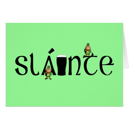 Slainte Gaelic Cards (Front Horizontal)