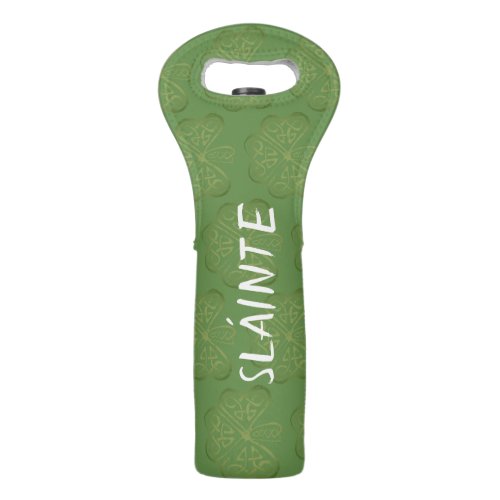 Slinte  Gaelic Wine Bag