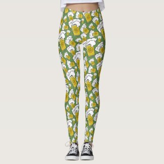 Sláinte! (Health) Happy St. Patrick's Day Leggings