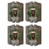 Sláinte Irish Celtic Toast Wooden Bar Sign (Group)