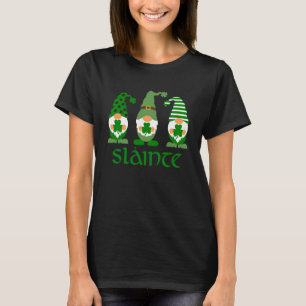 Slainte Irish Cheers Good Health St Paddys Gnome S T-Shirt