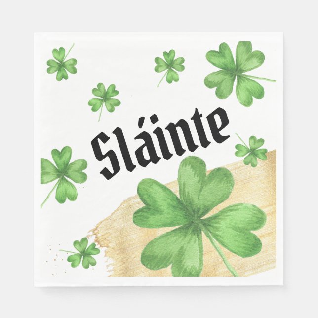 Slainte Irish Napkins (Front)