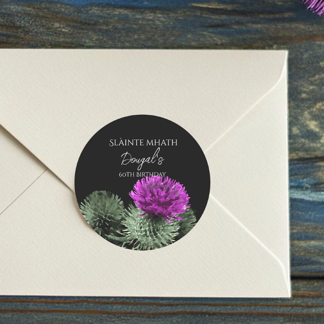 Slàinte mhath Thisthle Birsthday Sticker (Creator Uploaded)