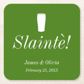 Slainte Paper Coaster