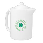 Slainte right hand porcelain teapot