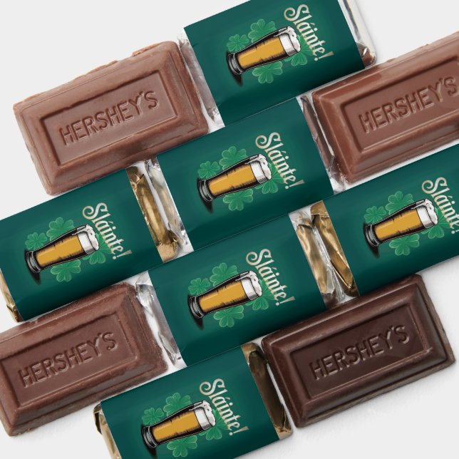 Slàinte! Saint Patrick's Day Pint of Beer on Green Hershey's Miniatures (Assorted)