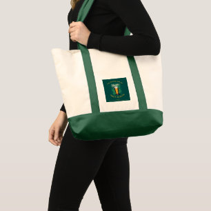 Slàinte! Saint Patrick's Day Pint of Beer on Green Tote Bag
