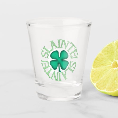 Slainte shot glass