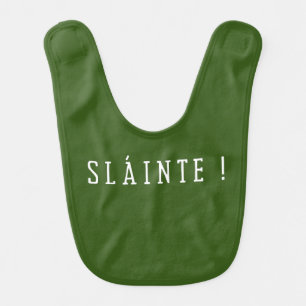 Slainte - St. Patrick Day Baby Bib