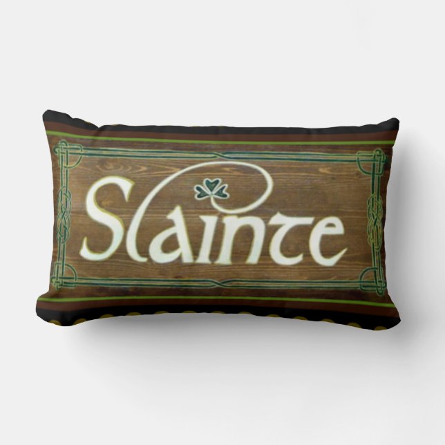 Slainte - Toast Lumbar Pillow (Front)