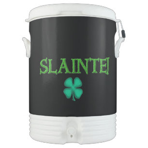 Slainte! w clover cooler black 10 gallon