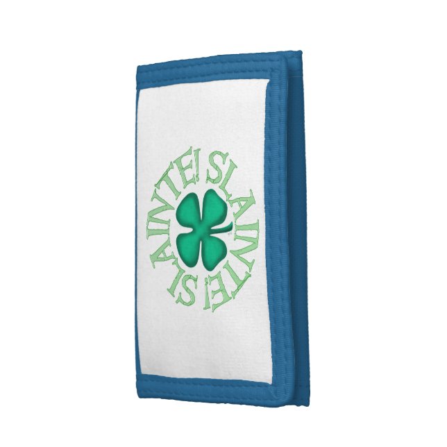 Slainte white and blue wallet (Side)