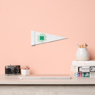 Slainte white pennant flag