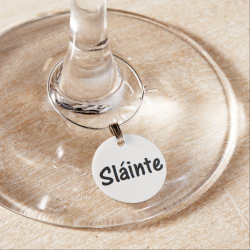 Slainte Wine Charm