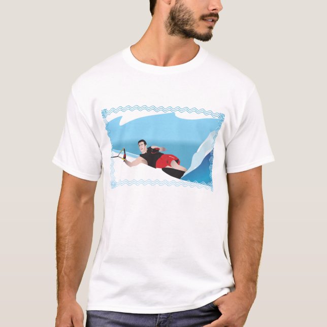 Slalom Skier T-Shirt (Front)