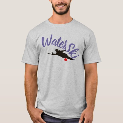 Slalom Water Ski T_Shirt
