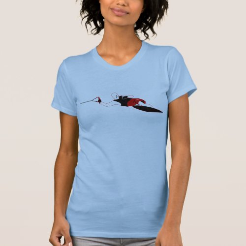 Slalom Water Skier T_Shirt