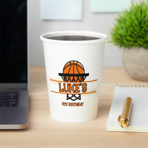 Slam Dunk Basketball Birthday Paper Cup