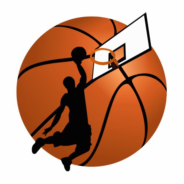 Slam Dunk! Basketball Player Christmas Ornament (Front)
