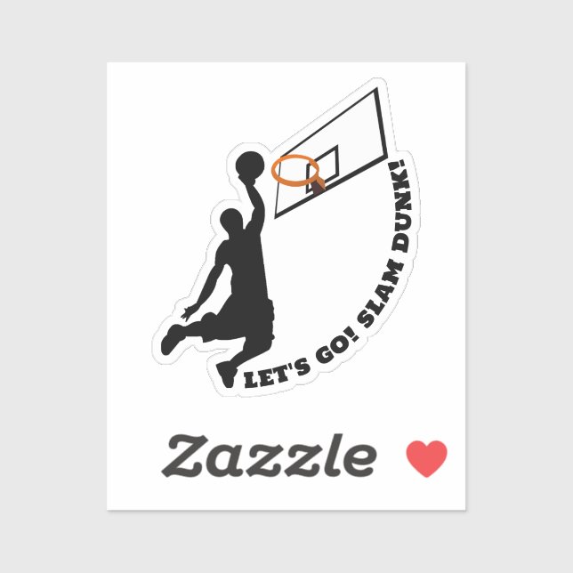 SLAM DUNK! Basketball Player Sports Sticker (Sheet)