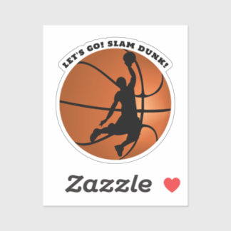 SLAM DUNK! Basketball Player Sports Sticker