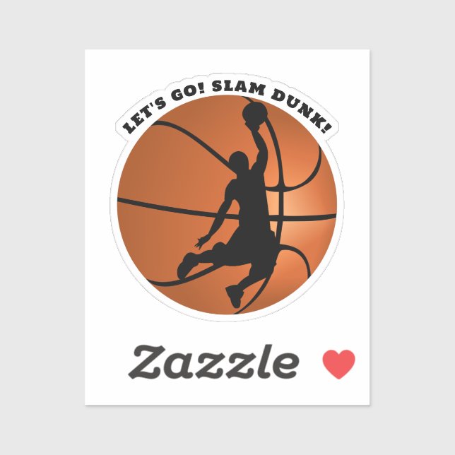 SLAM DUNK! Basketball Player Sports Sticker (Sheet)