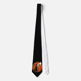 Slam Dunk Basketball Player w/Hoop on Ball Tie