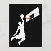 basketball dunk silhouette real